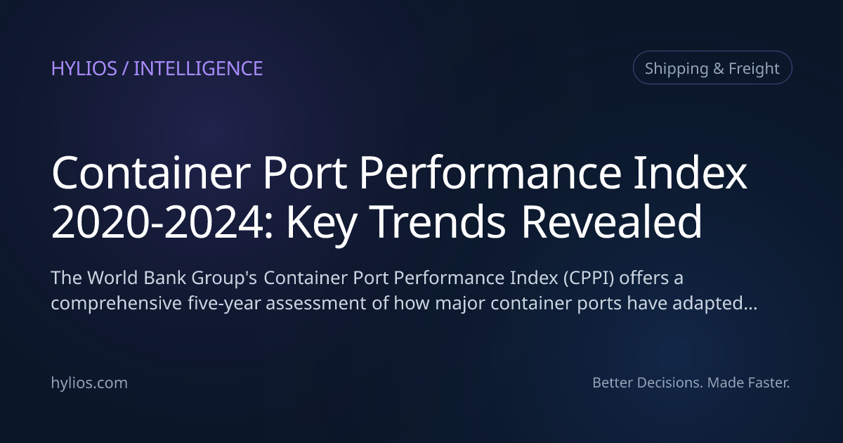 Container Port Performance Index 2020-2024: Key Trends Revealed | Hylios